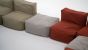 Samba Hocker für modulares Sofa