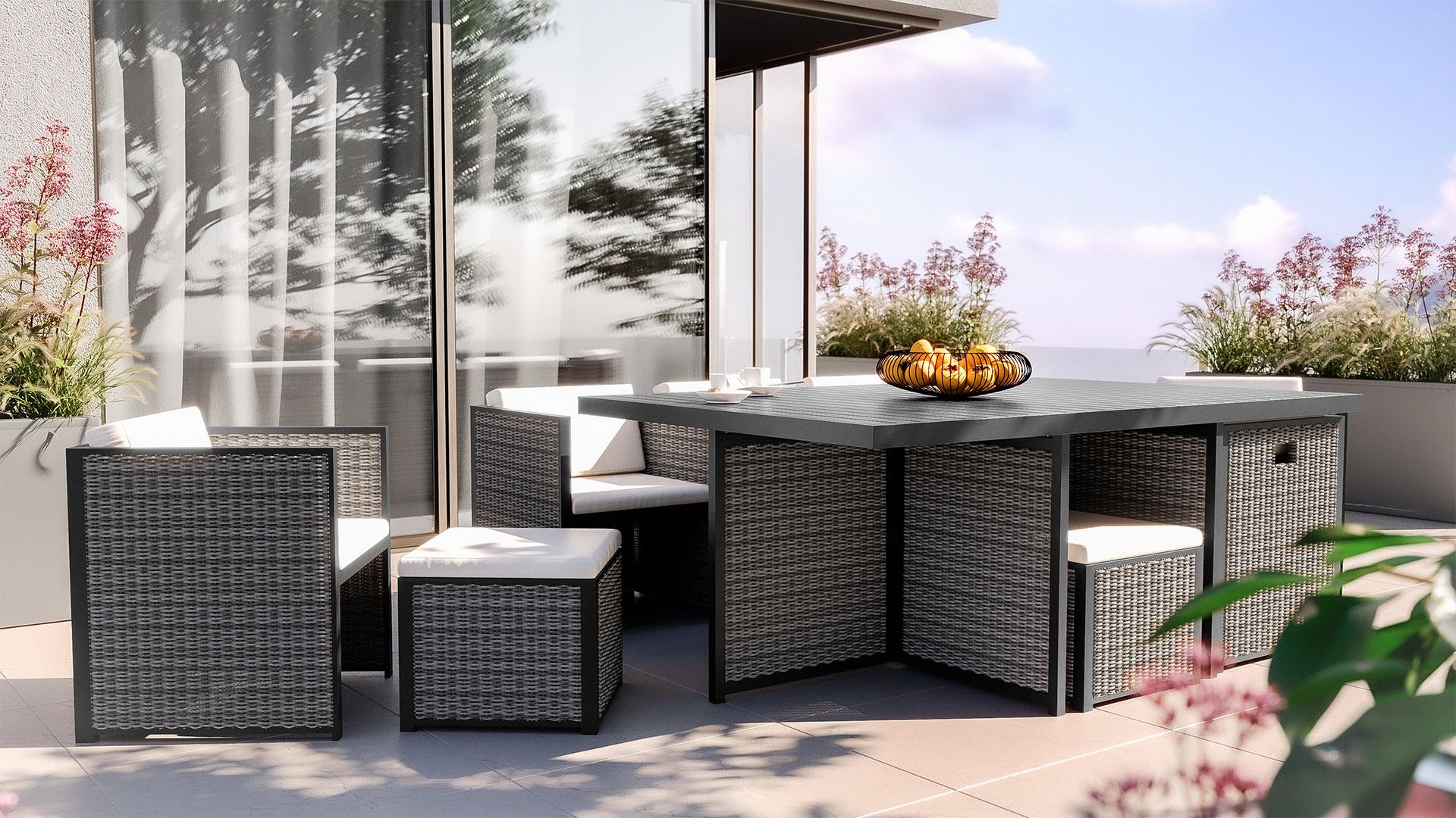 Garten- und Terrassen - Esstisch-Set Maribella Dining L | artelia.at