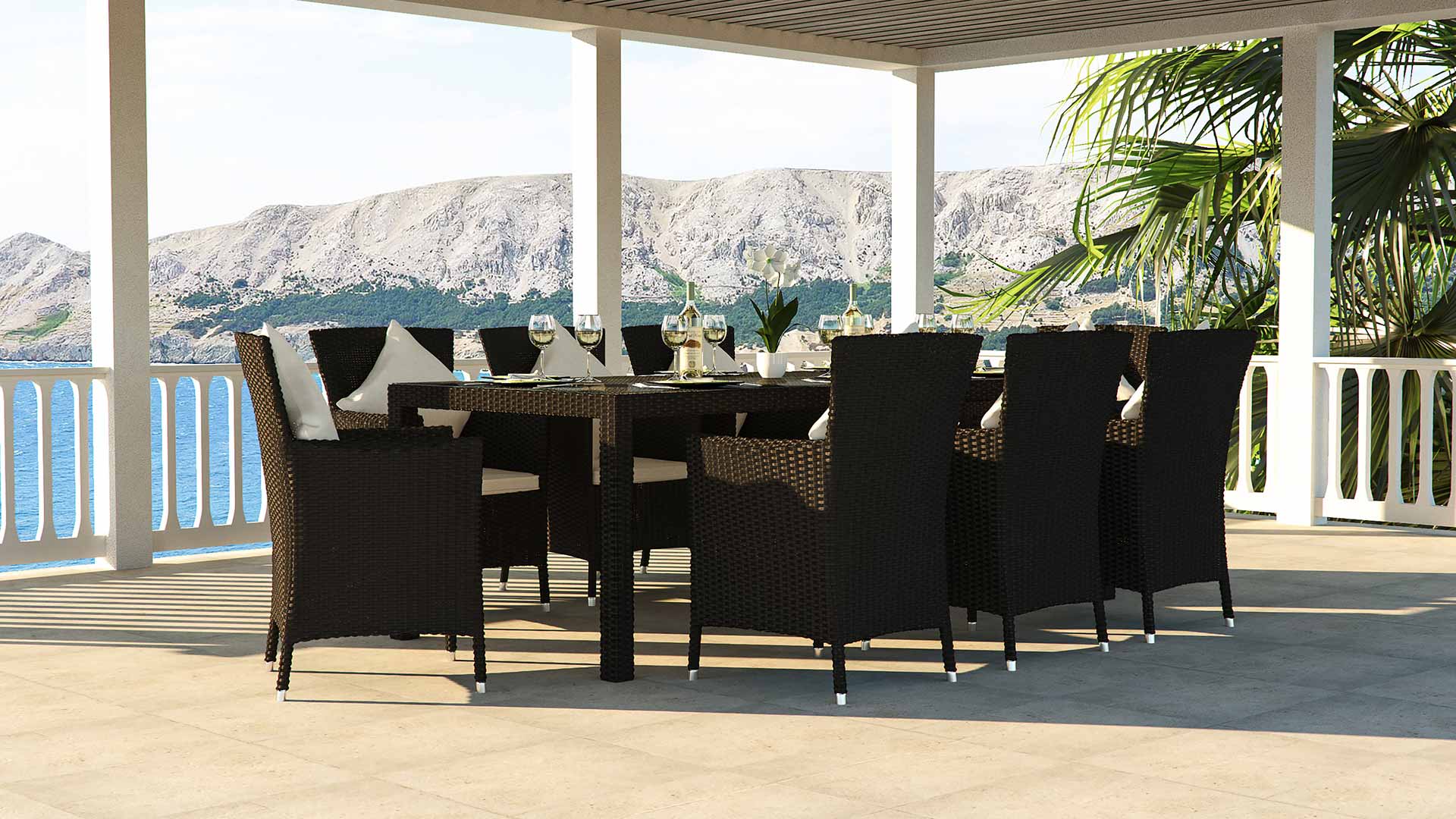 Terrassen Essgruppe Ceres XL
