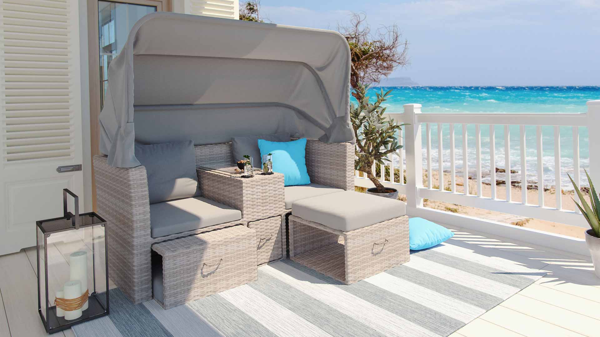 Polyrattan Sonneninsel Dune