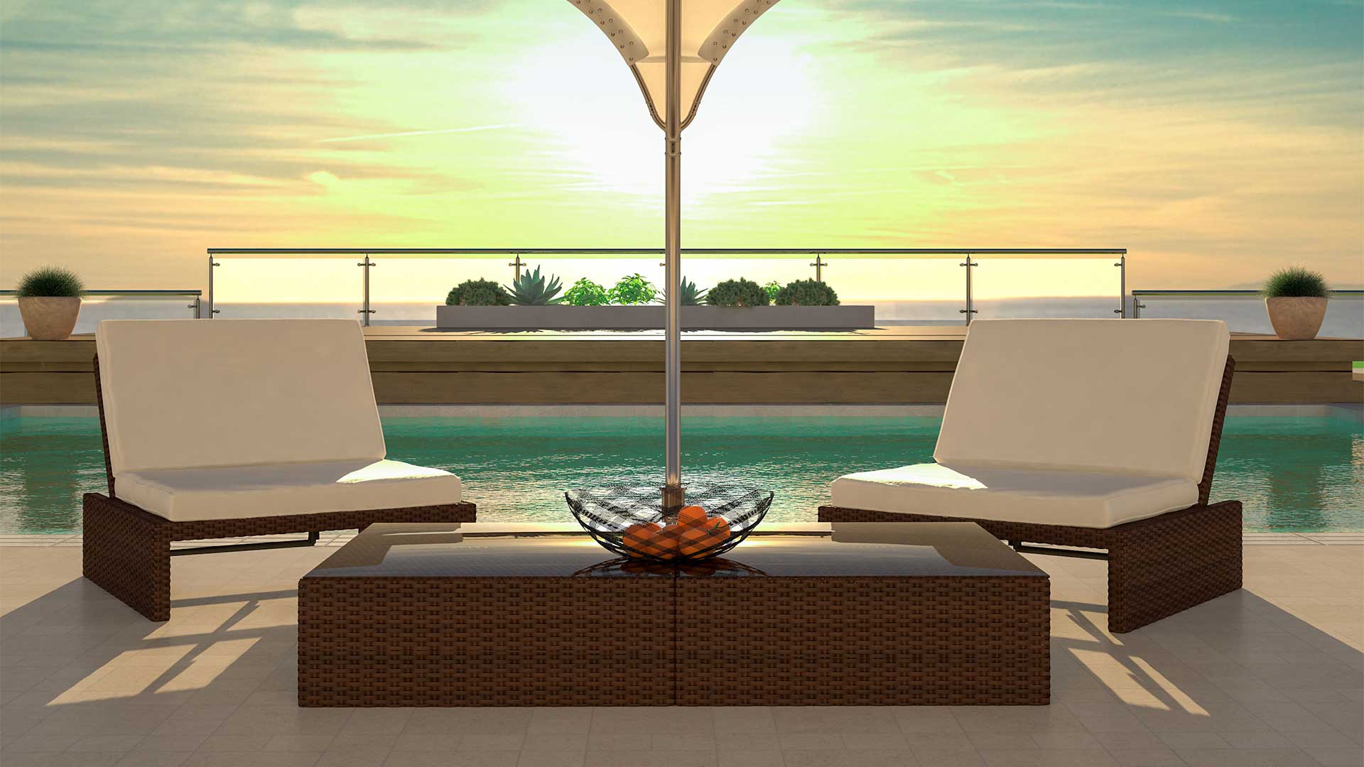 Outdoor Loungemöbel Set Estoria M