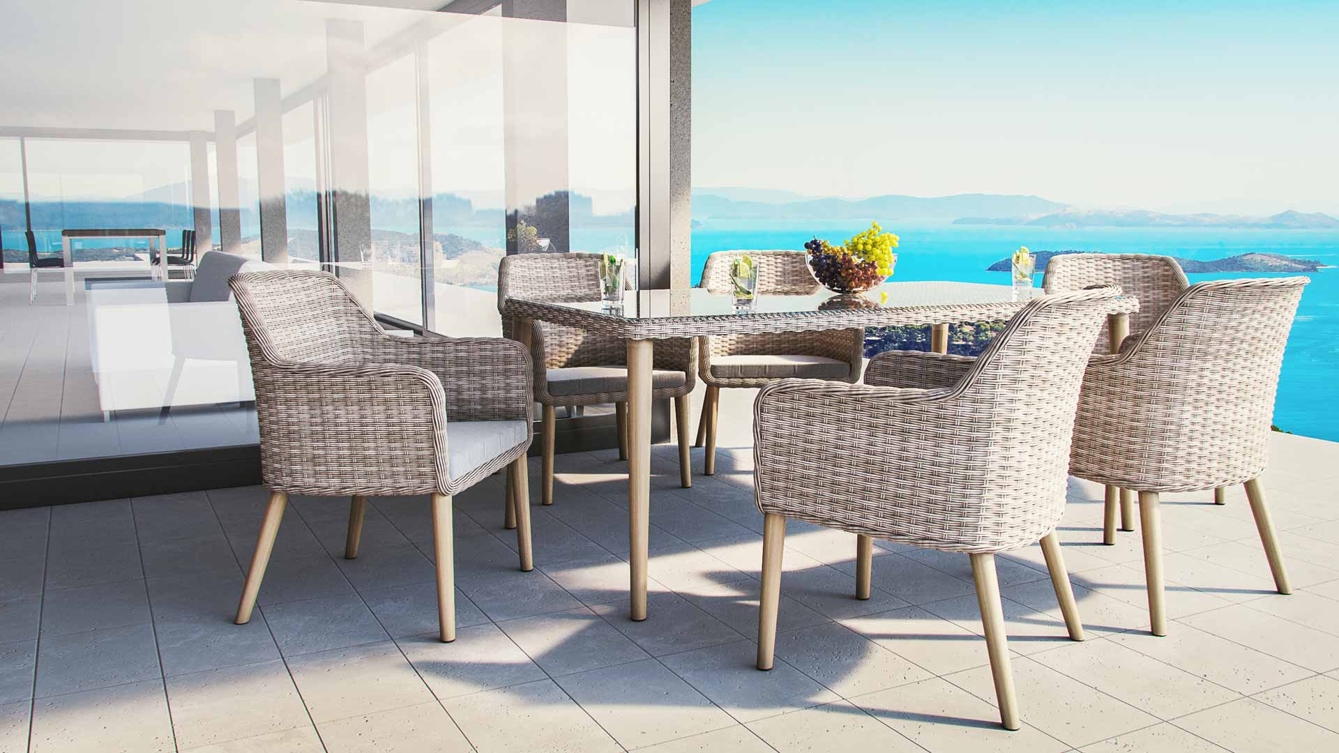 Terrassen Essgruppe Savannah
